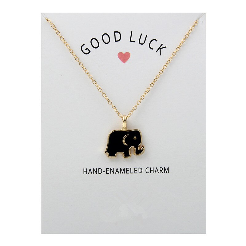 Good Luck Elephant Pendant Necklace