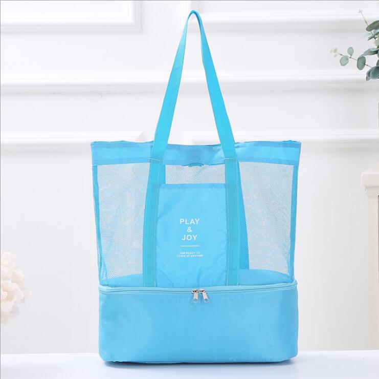 High Capacity Women Mesh Transparent Bag